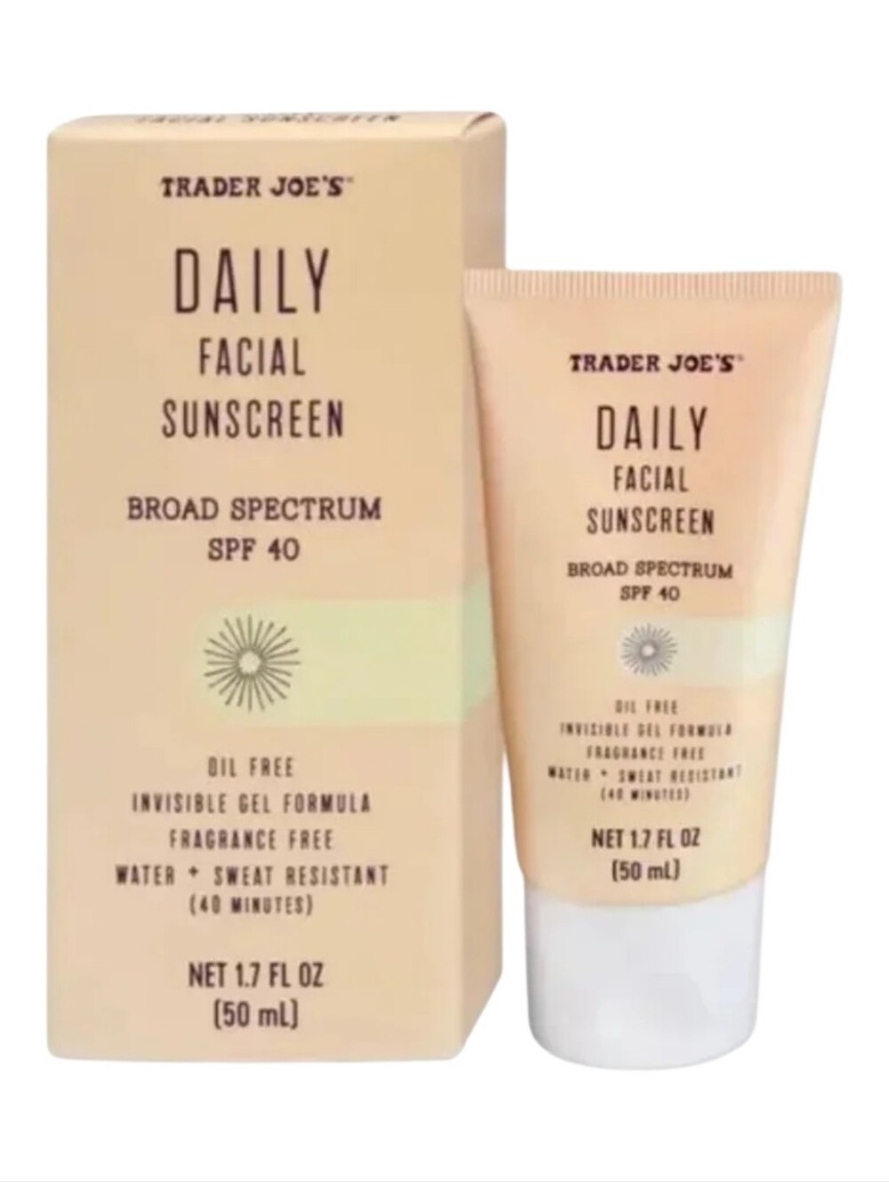 Trader Joe's‎ Daily Facial Sunscreen SPF 40